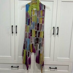 Anthropologie Vest Gorgeous Colorful Fabric
